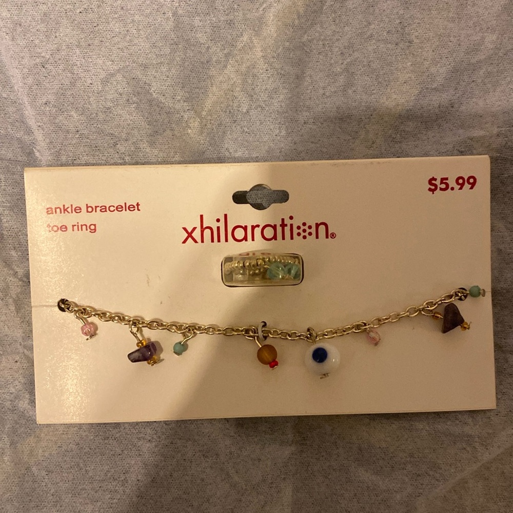 New Xhilaration (target) ankle bracelet and toe ring